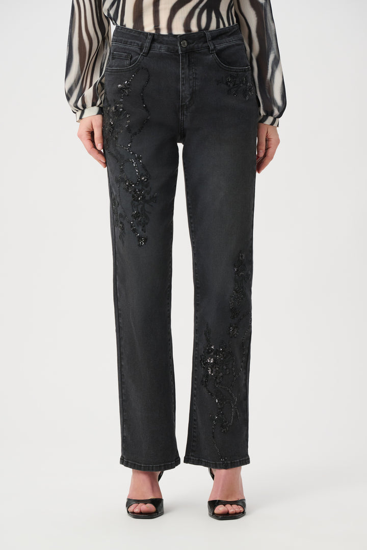 Classic Bootcut Embellished Jeans 264926