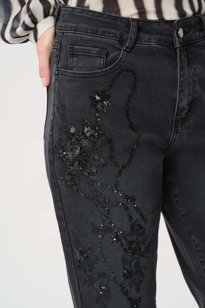 Classic Bootcut Embellished Jeans 264926