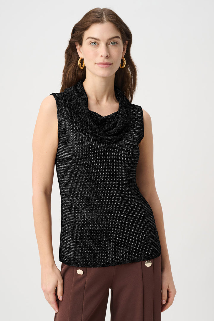 Rhinestone Cowl Neck Top 264929