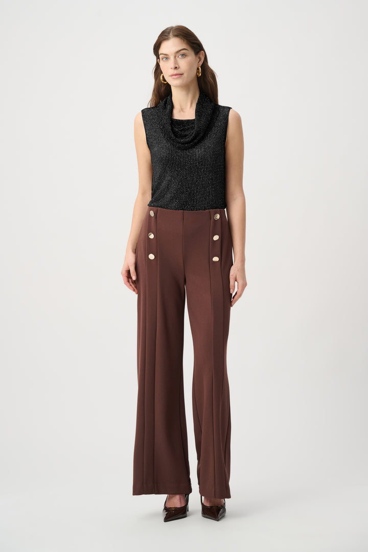 Rhinestone Cowl Neck Top 264929