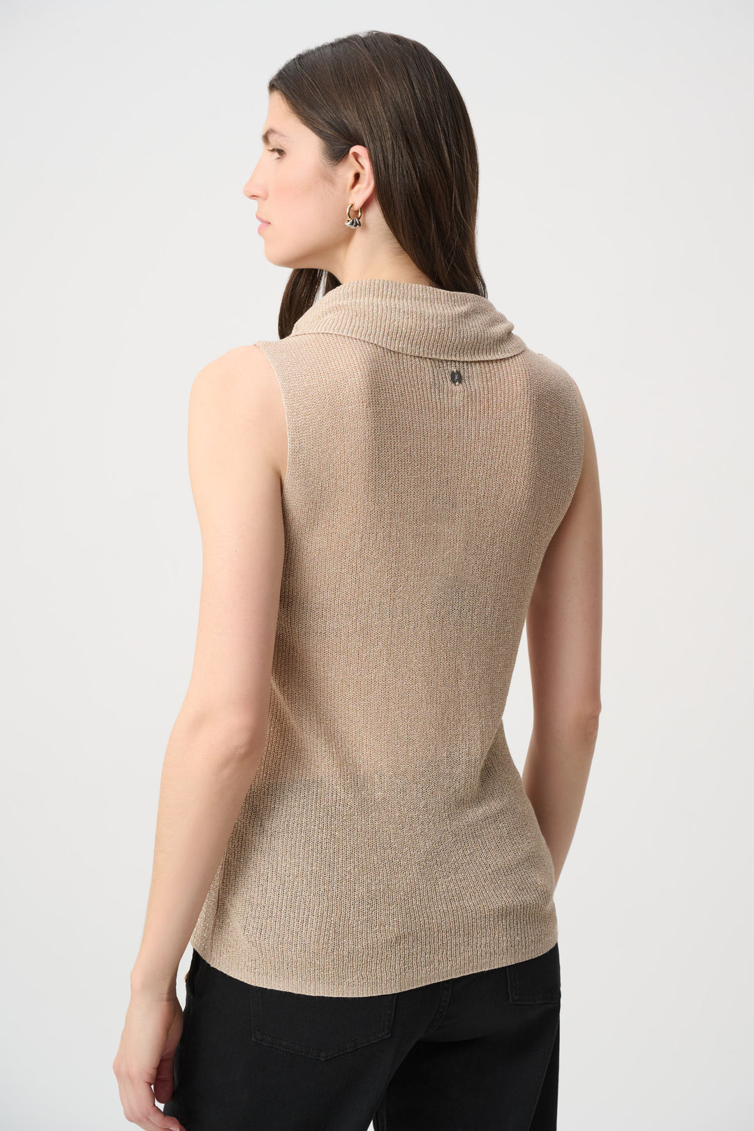 Rhinestone Cowl Neck Top 264929