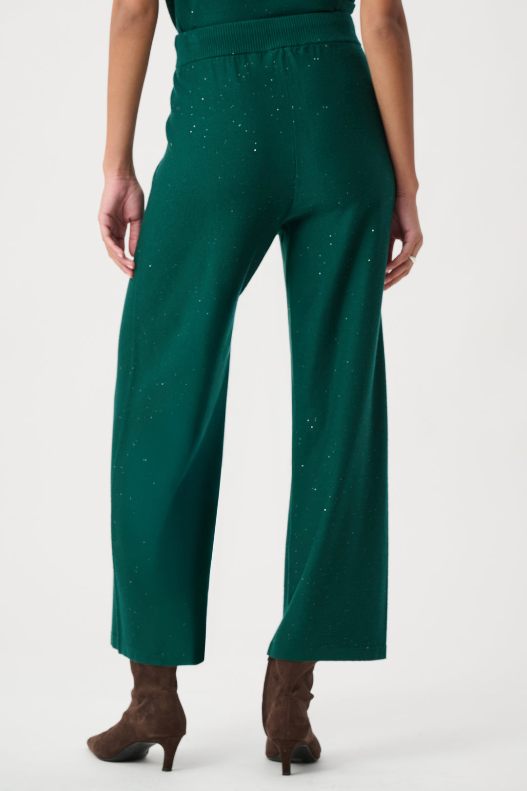 Sequin Knit Drawstring Culottes 264931