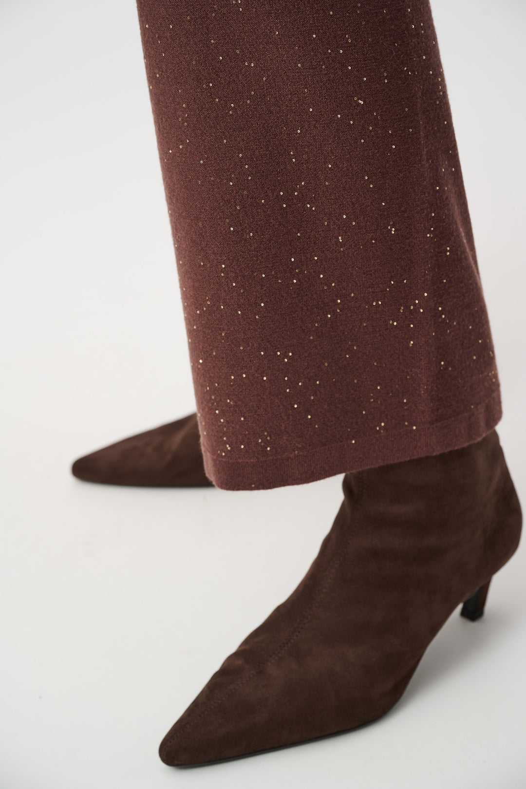 Sequin Knit Drawstring Culottes 264931