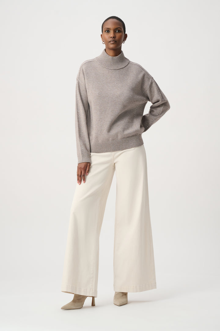 Embellished Turtleneck Sweater 264934