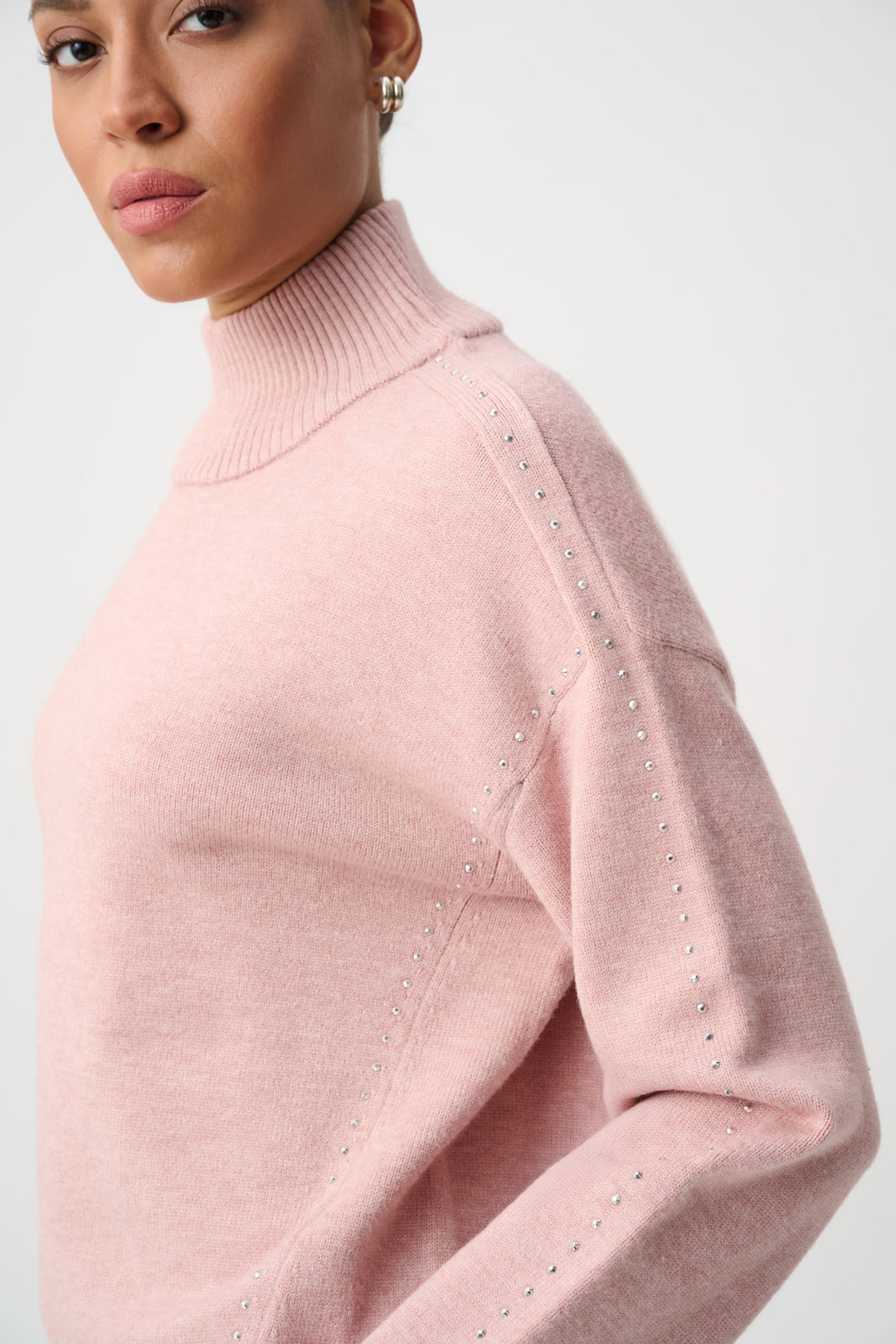 Embellished Turtleneck Sweater 264934