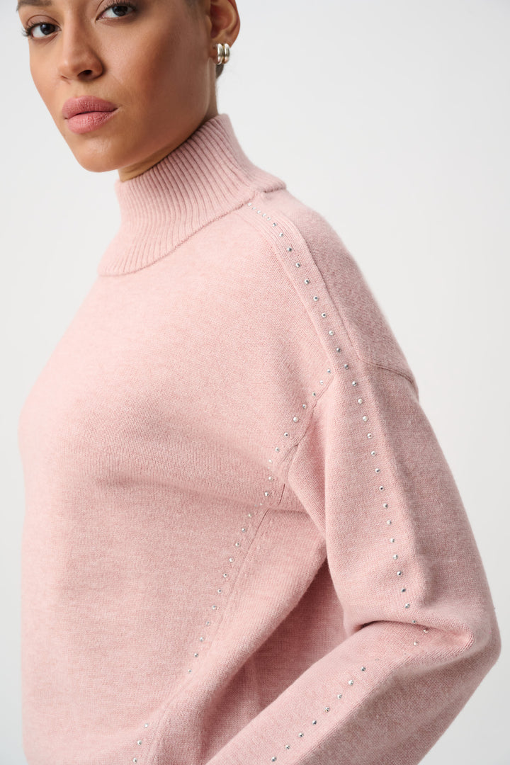 Embellished Turtleneck Sweater 264934