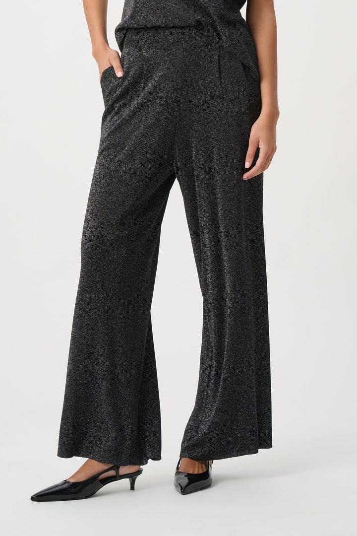 Lurex Sweater Wide-Leg Pants 264942
