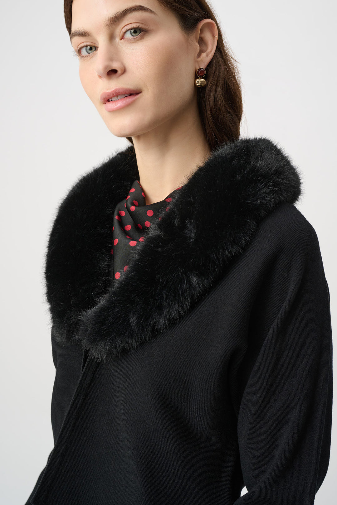 Removable Faux Fur Collar Cover‑Up 264955