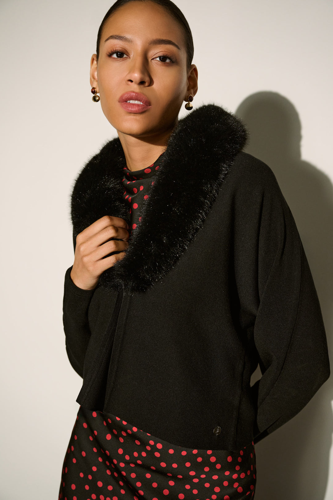 Removable Faux Fur Collar Cover‑Up 264955