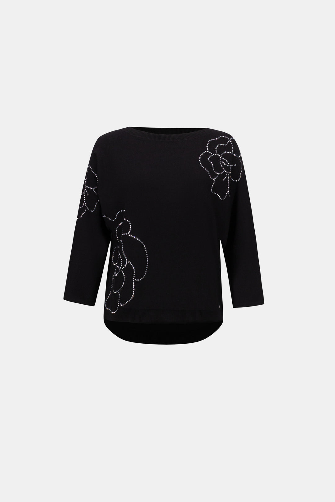 Pullover With Flower Applique 264957
