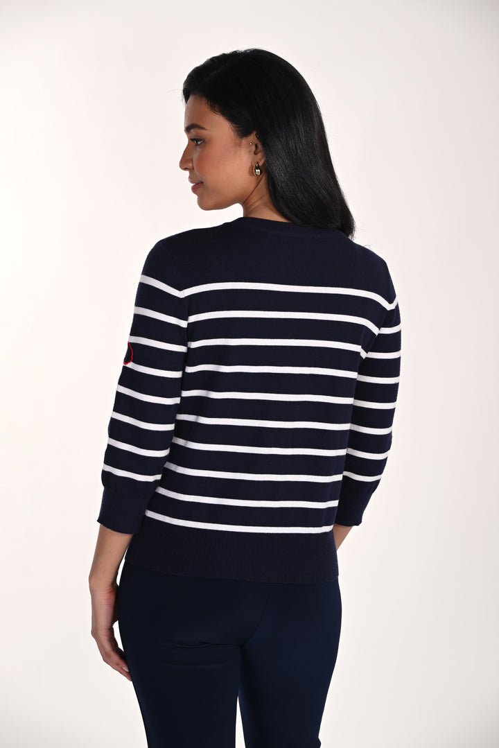 Striped Floral Cardigan 266553