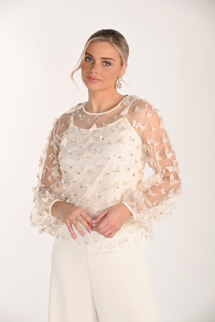 Floral Embellished Top 268512