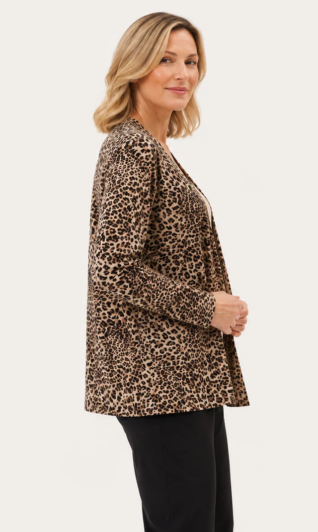 UP! Bamboo Open-Front Cardigan 30189