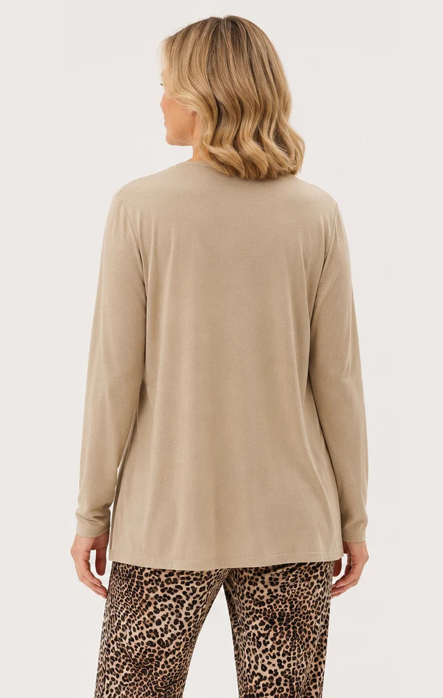 UP! Bamboo Open-Front Cardigan 30189