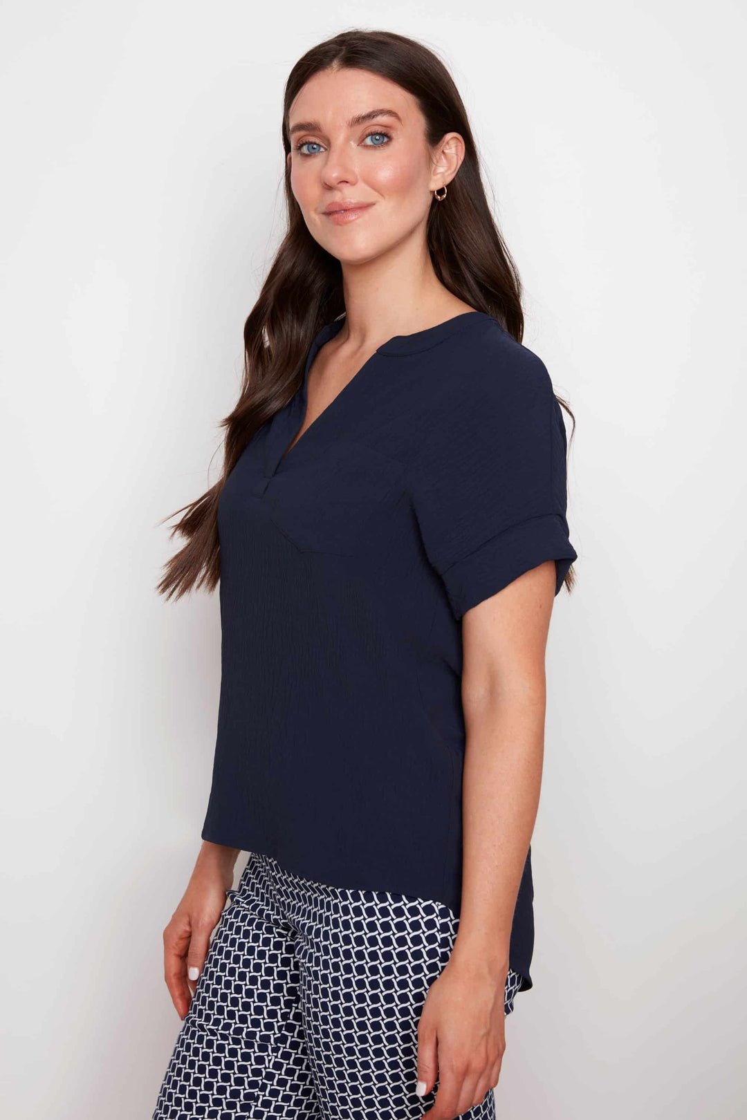 Air Flow Short Sleeve Top