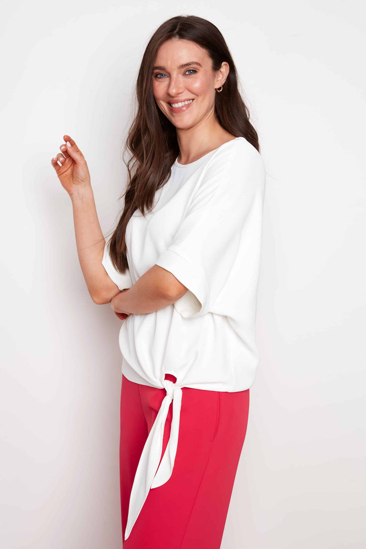 Vegan Silk Tie Knot T-shirt