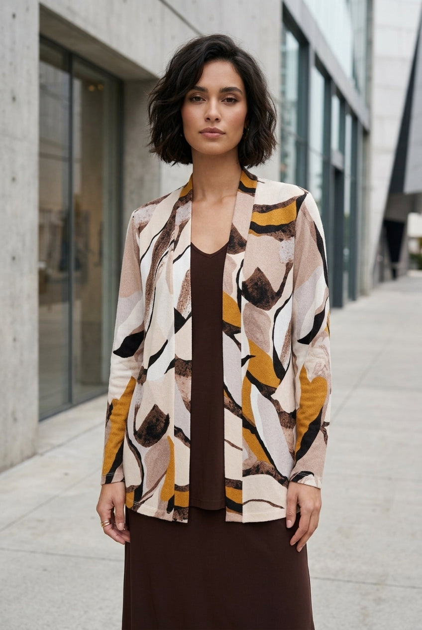 Compli K Cardigan With Back D-Ring Detail 36541