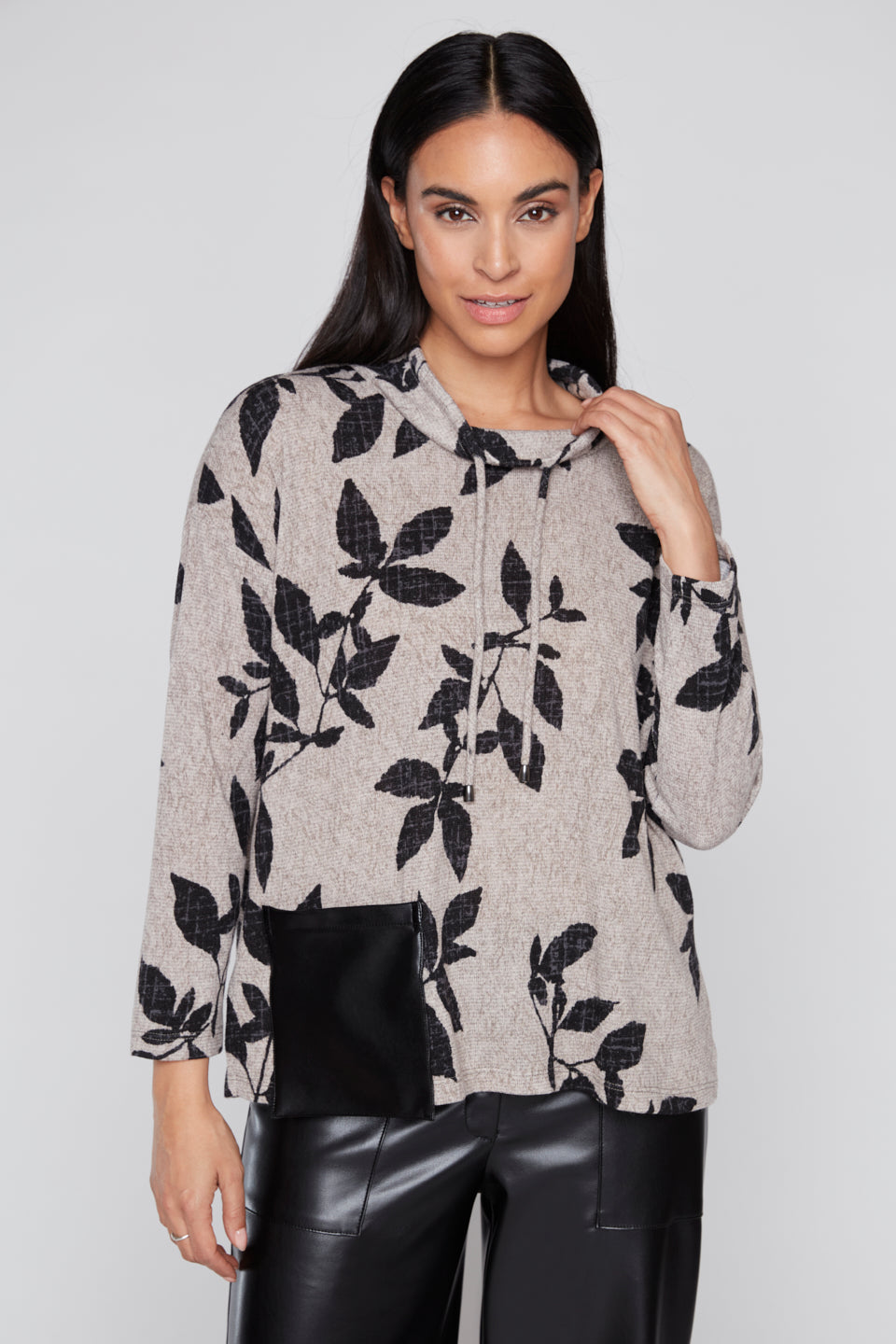 Compli K Novelty Top With Front Pocket Detail 36544