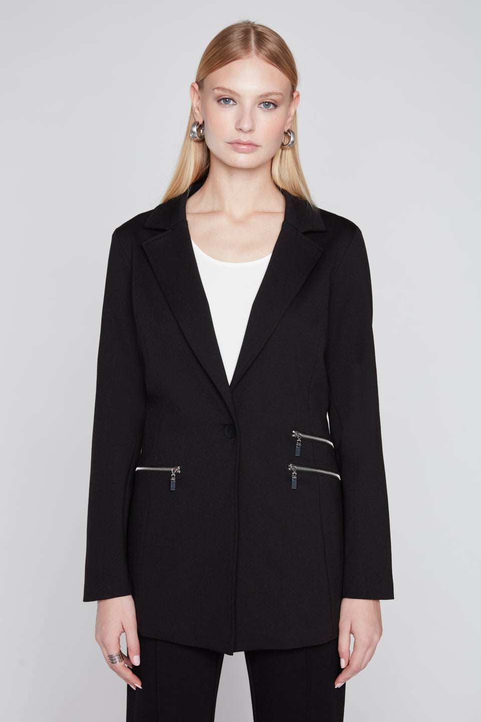 Compli K Blazer With Multi Zipper Pockets 36590