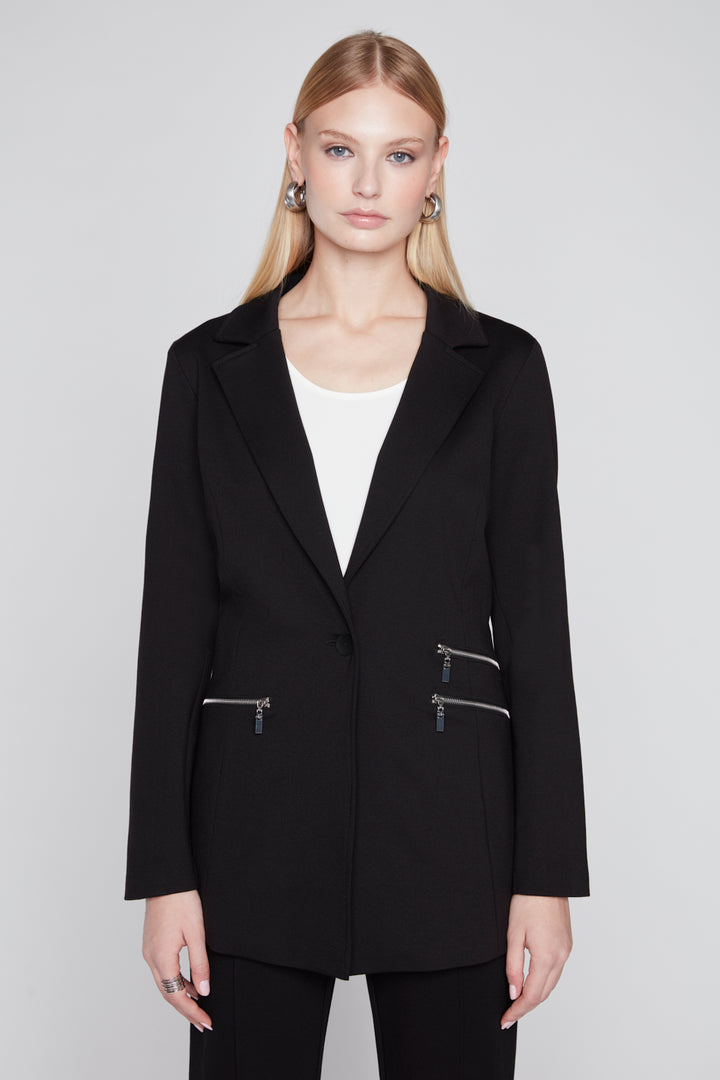 Compli K Blazer With Multi Zipper Pockets 36590