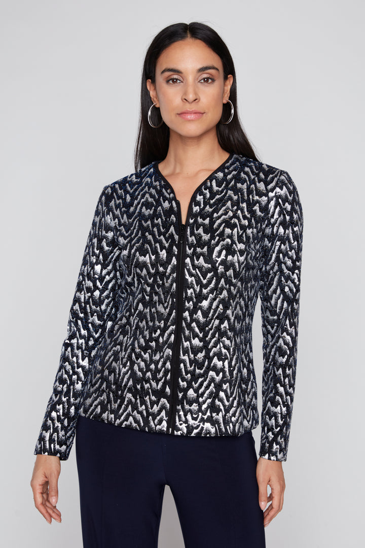 Compli K Zip Front Novelty Jacket 50311