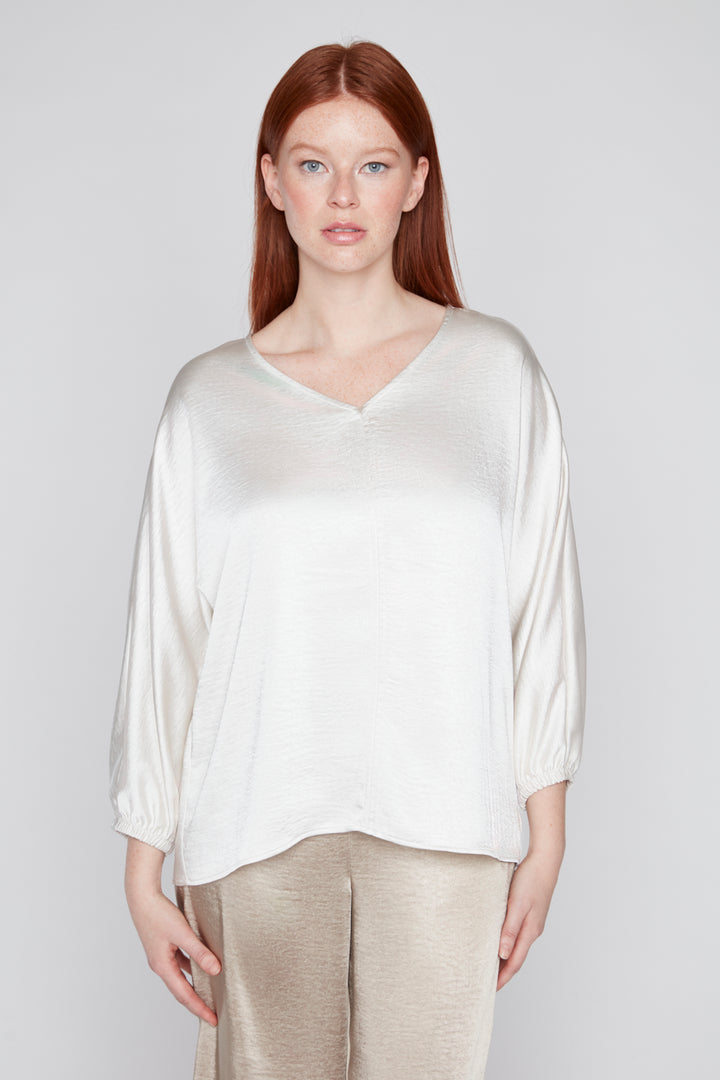 Compli K Long Sleeve V-Neck Top 50318
