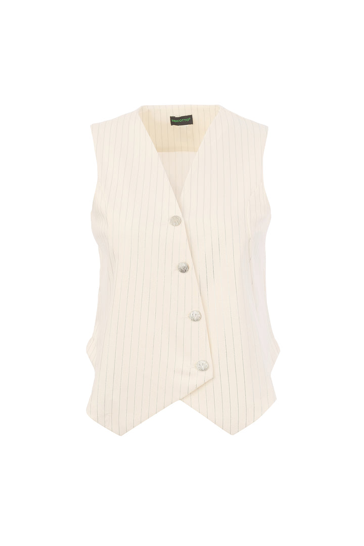 Tricotto Woven Vest 56101