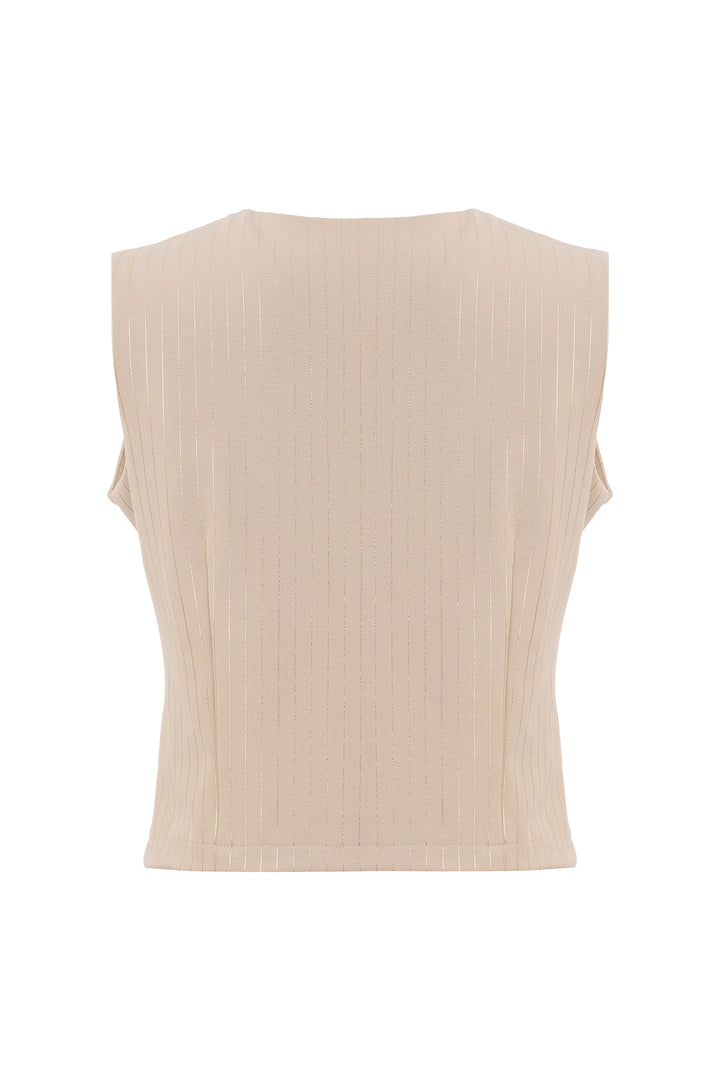 Tricotto Woven Vest 56105