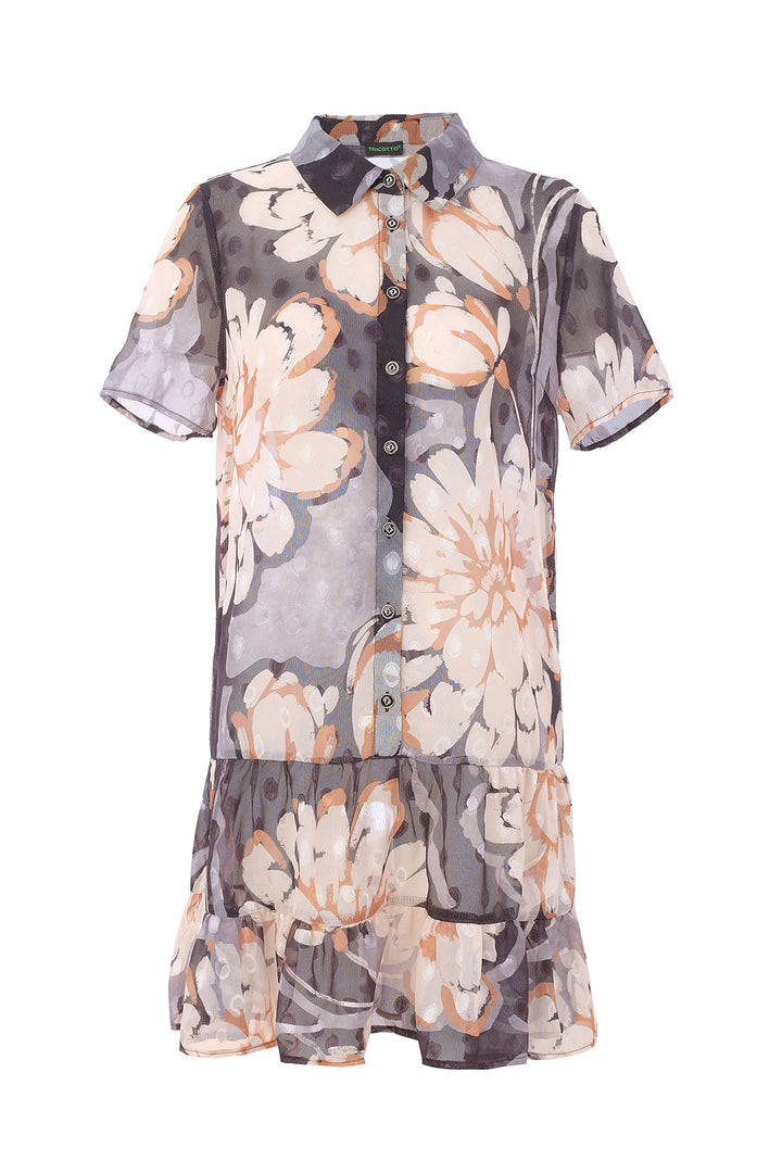 Tricotto Woven Dress with Slip 56242
