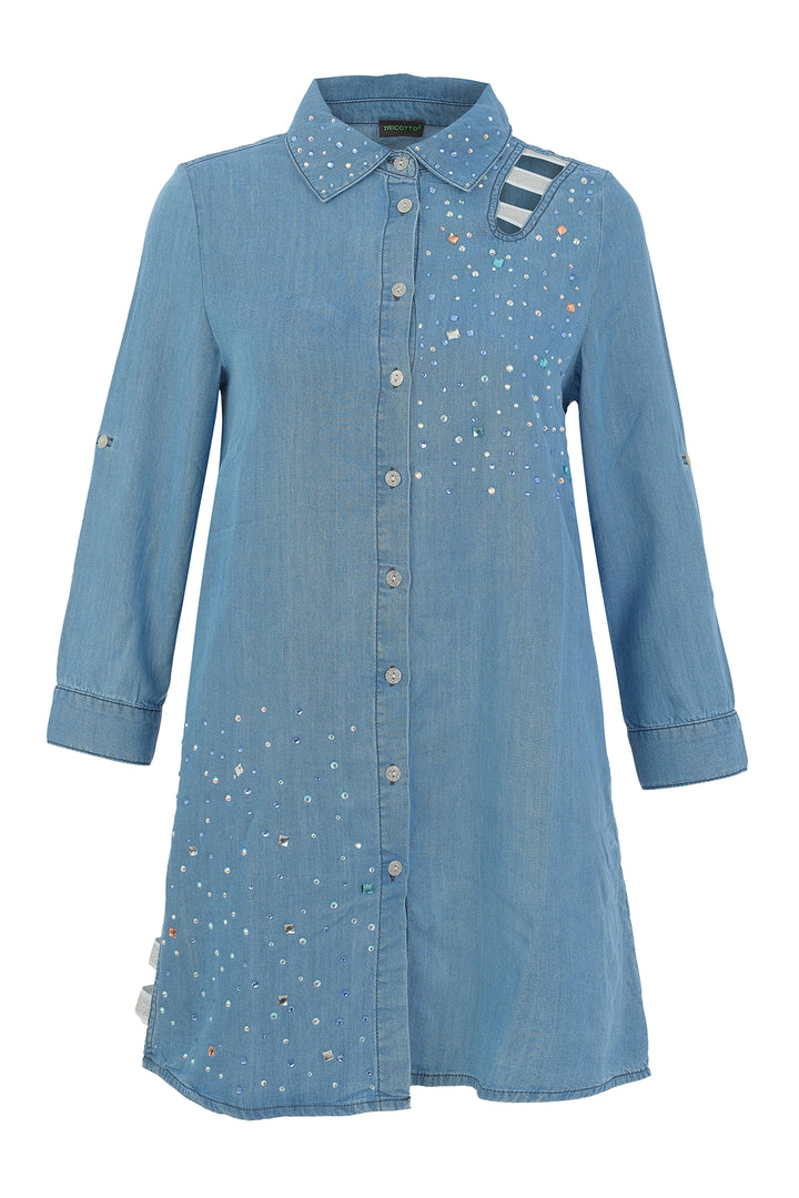 Tricotto Woven Dress 56256