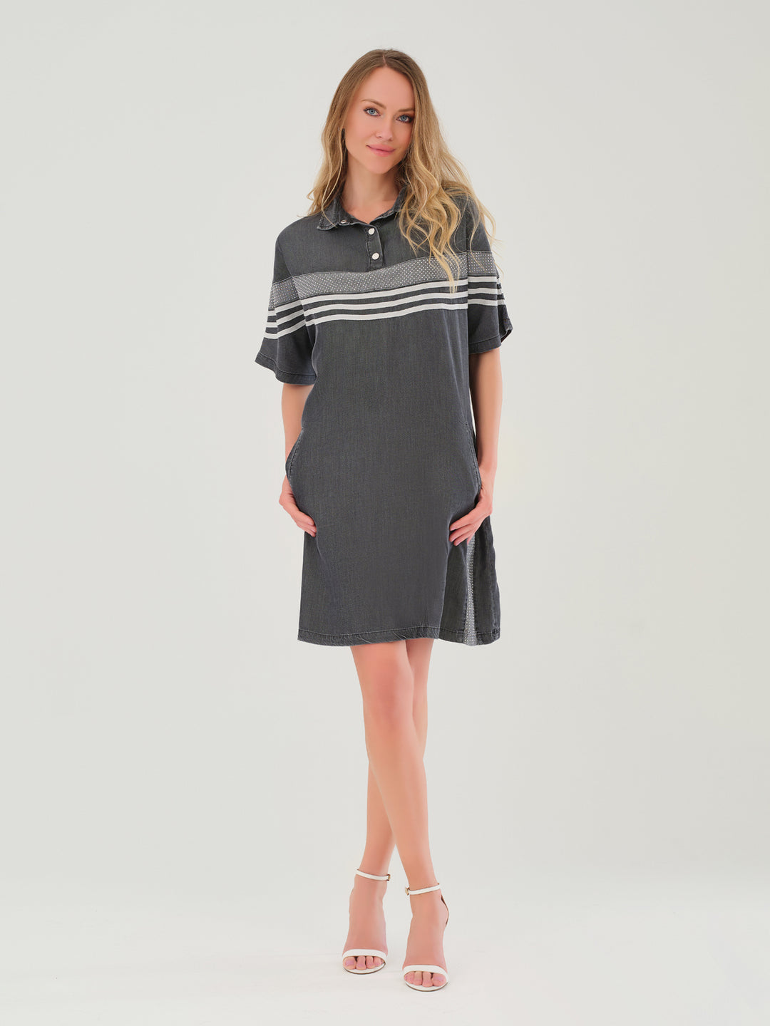 Tricotto Woven Dress 56352