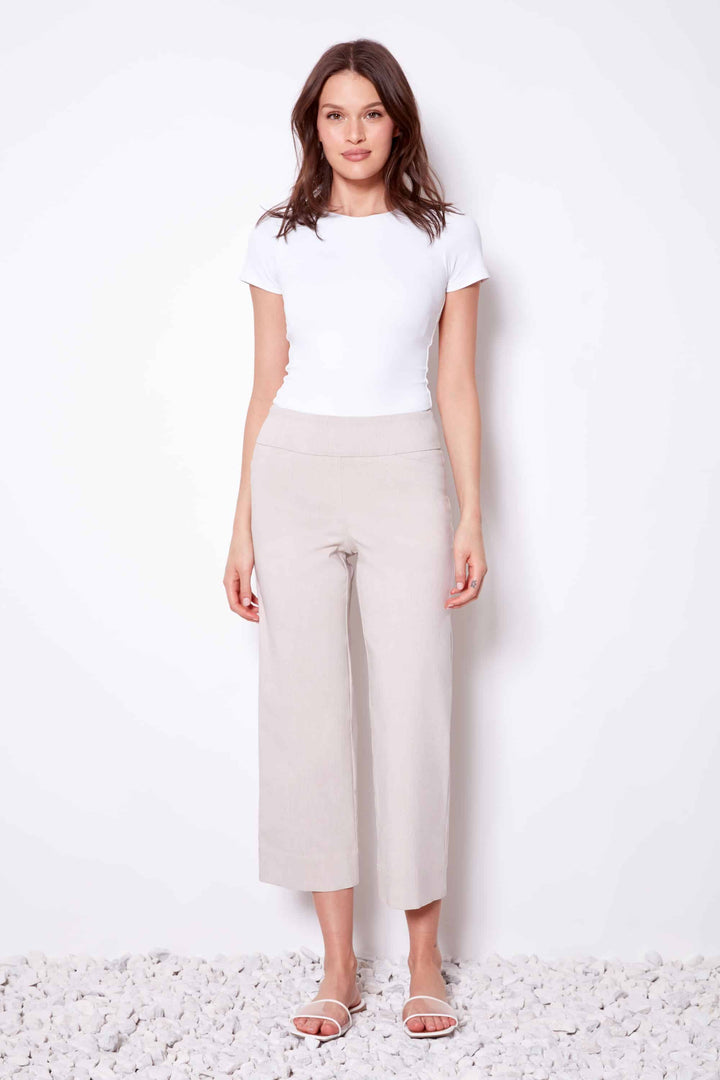 UP! Linen Effect Techno Cropped Pant 68446