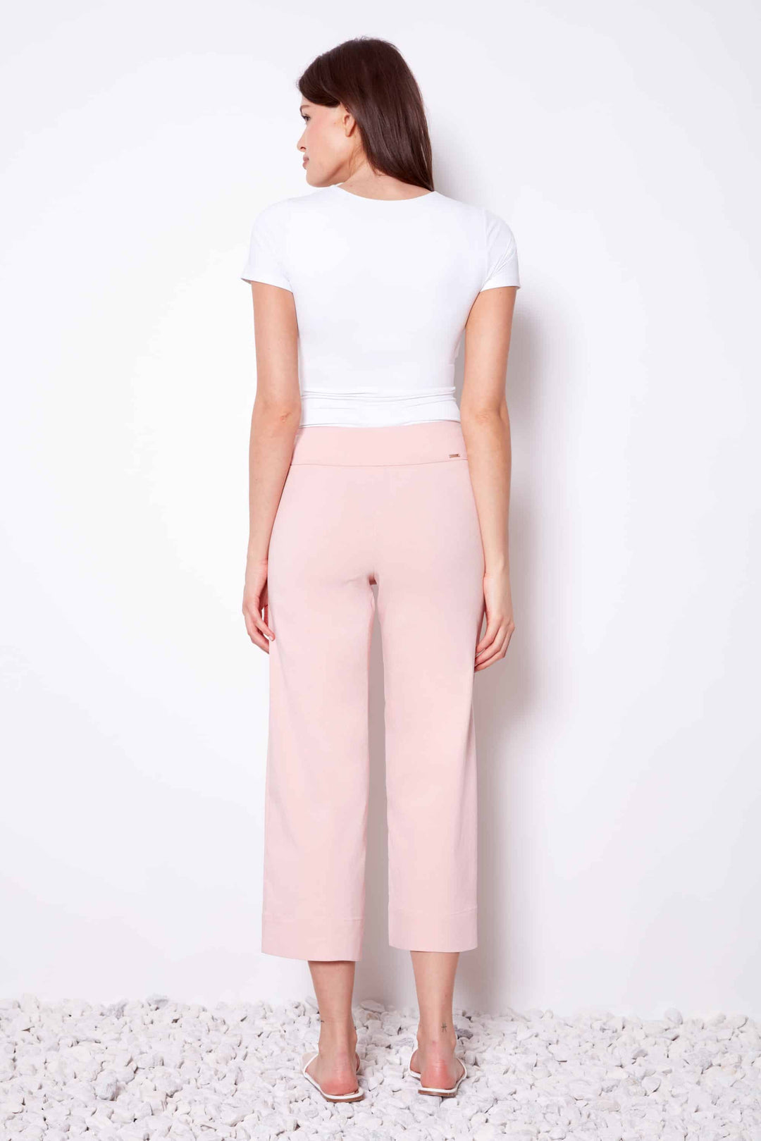 UP! Linen Effect Techno Cropped Pant 68446