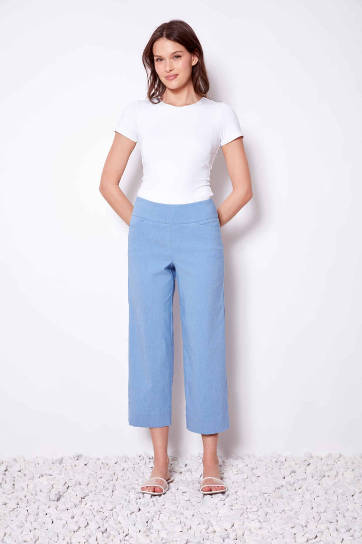 UP! Linen Effect Techno Cropped Pant 68446