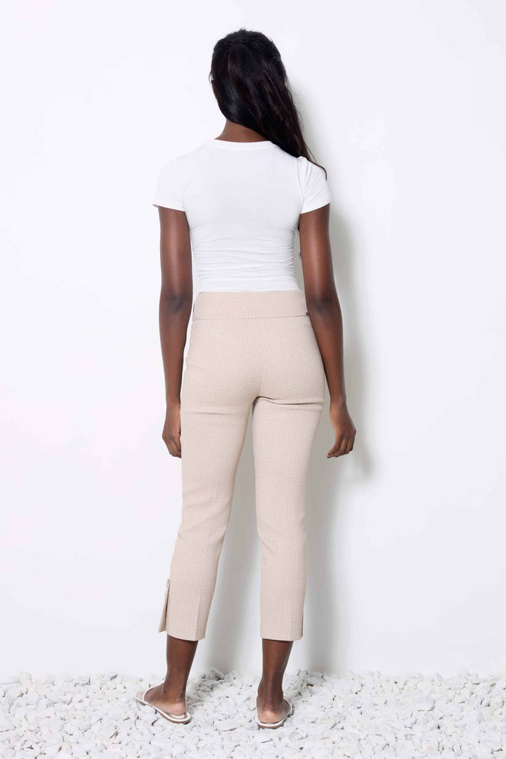 UP! Panama Textured Techno Cropped Pant 68447