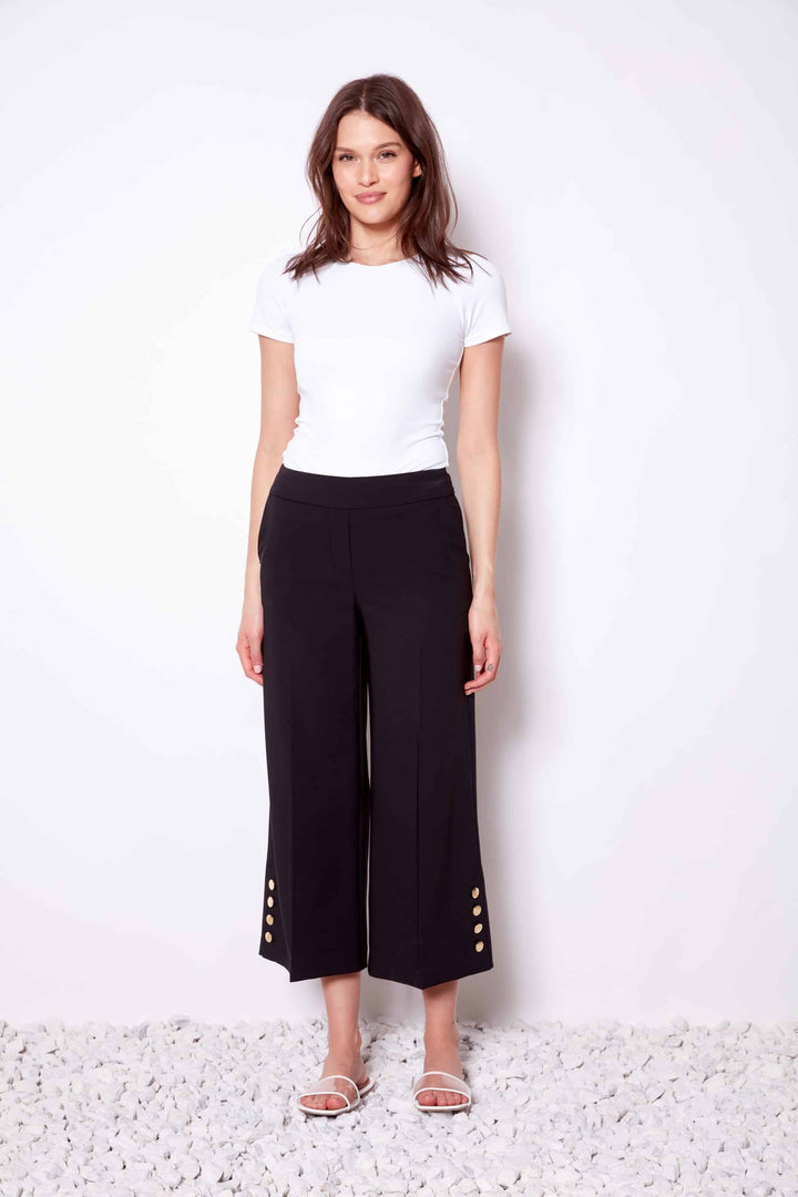 UP! Solid Amalfi Wide-leg Cropped Pant 68467