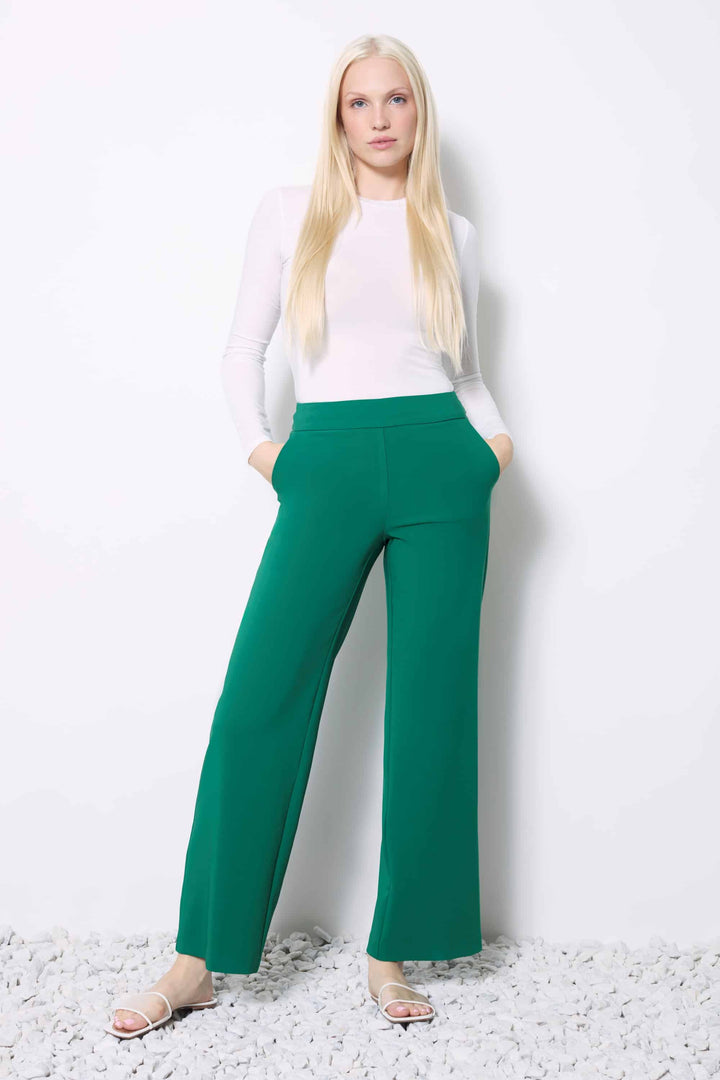 UP! Solid Amalfi Straight-leg Pant 68470