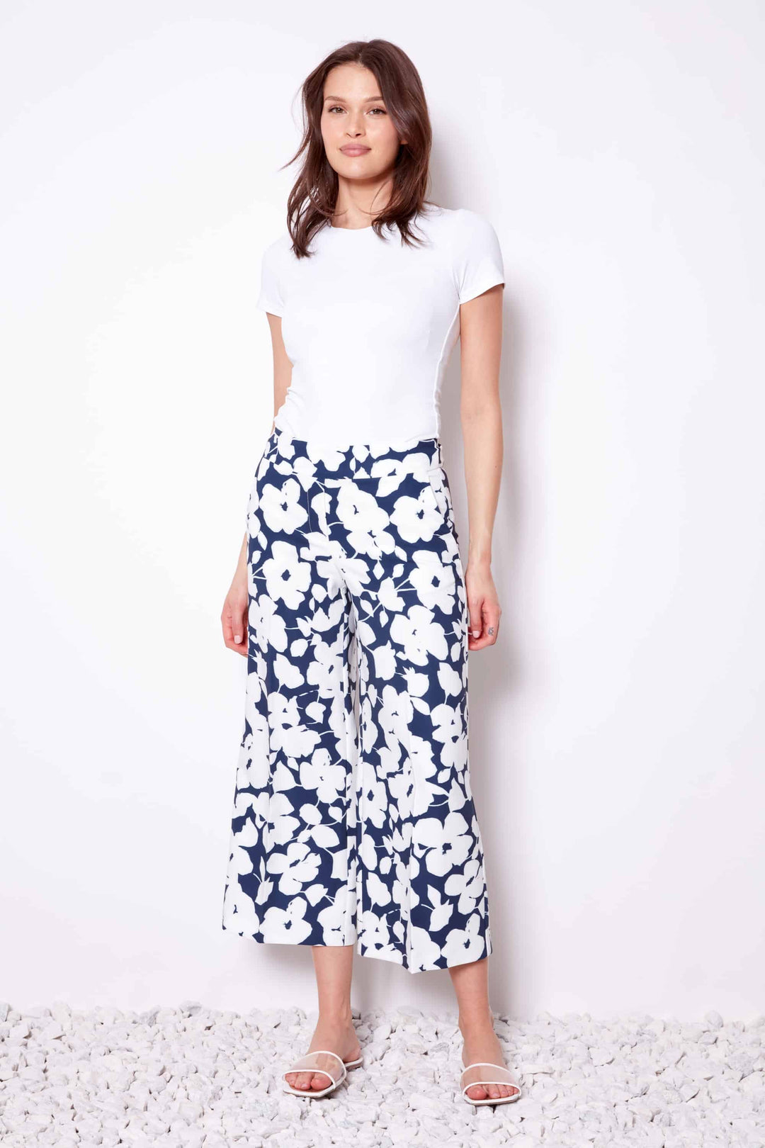 UP! Poppy Amalfi Wide-leg Cropped Pant 68472