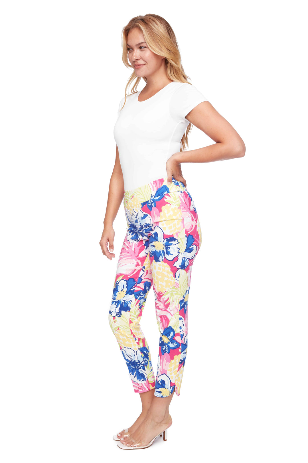 UP! Maui Petal-slit Techno Ankle Pant 68475