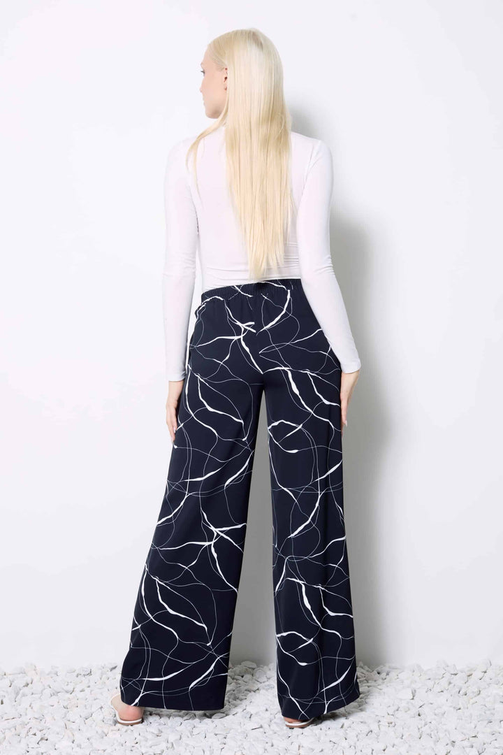 UP! Marble Vegan Silk Wide-leg Pant 68485