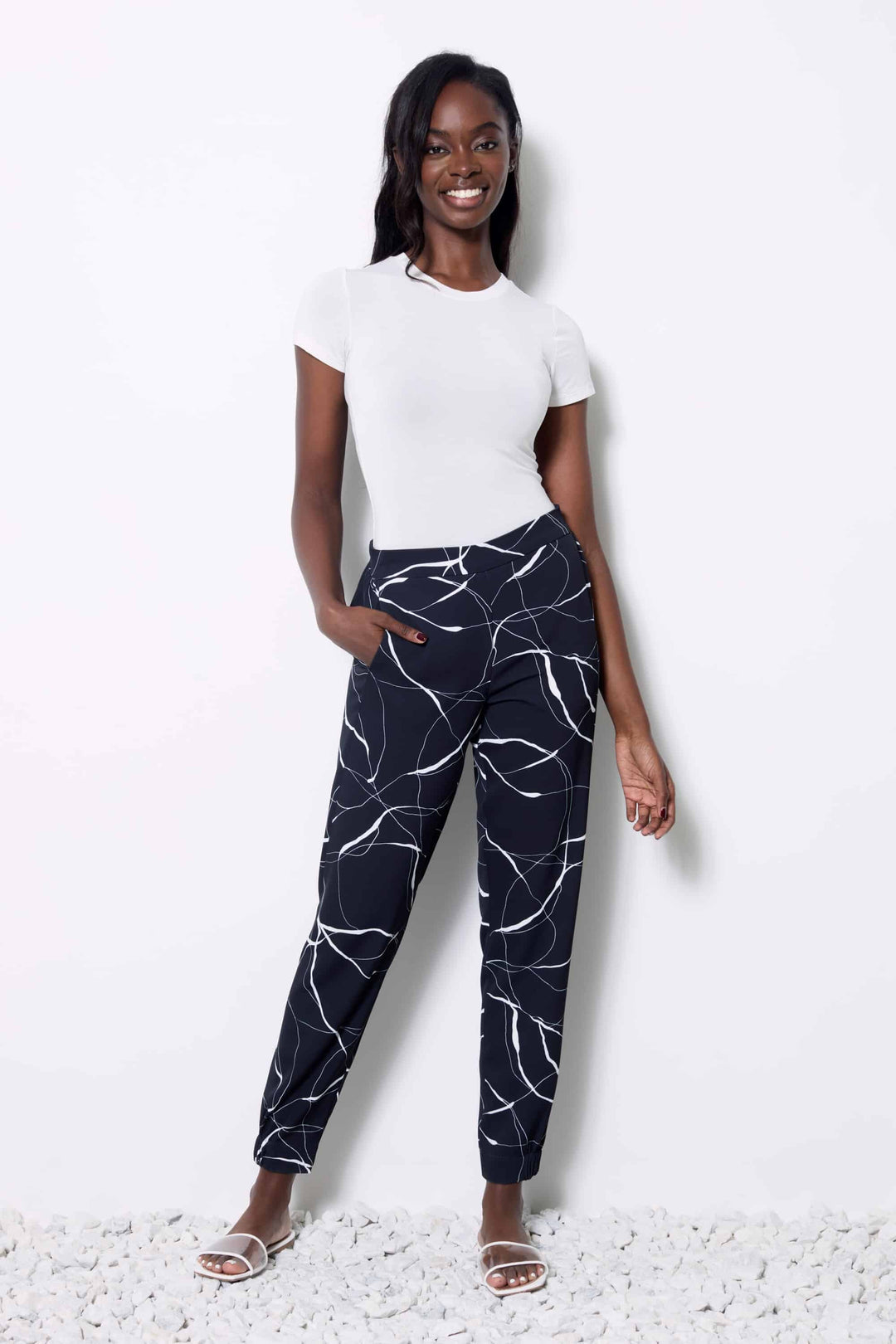 UP! Marble Vegan Silk Jogger 68509