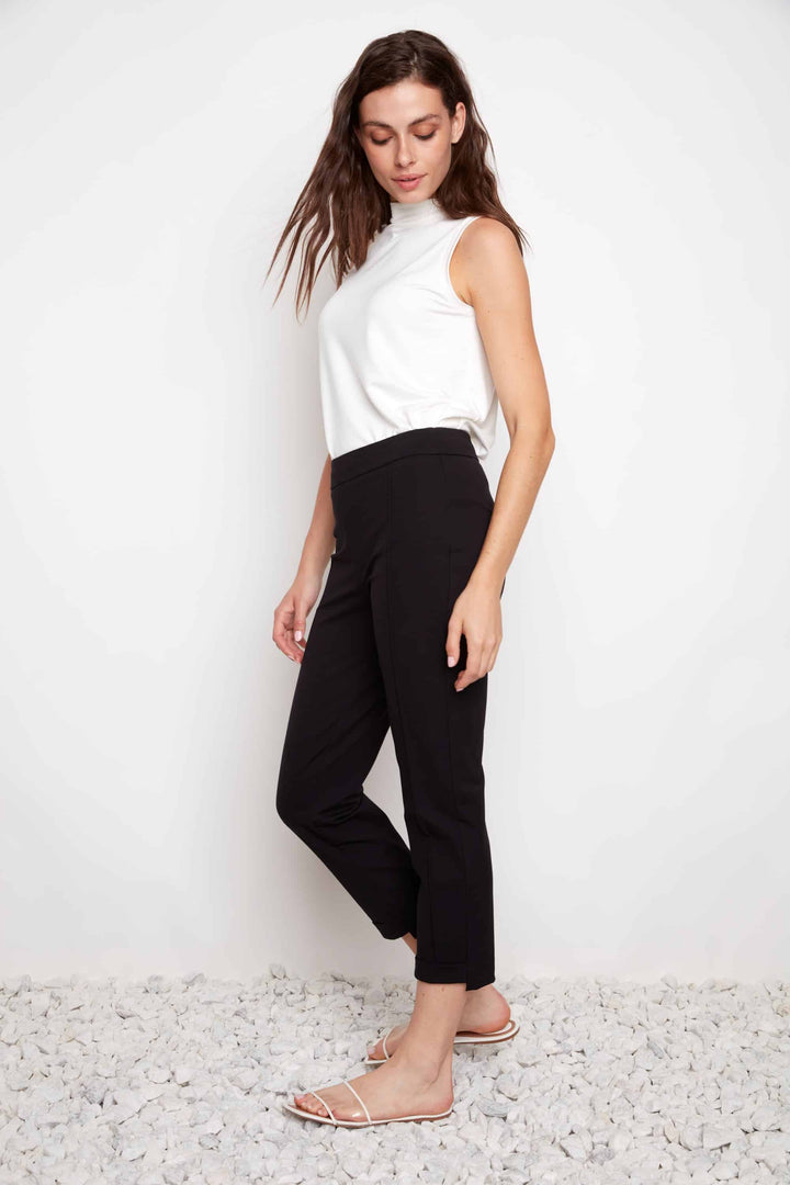 Compression Slim Cropped Front-cuff Pant