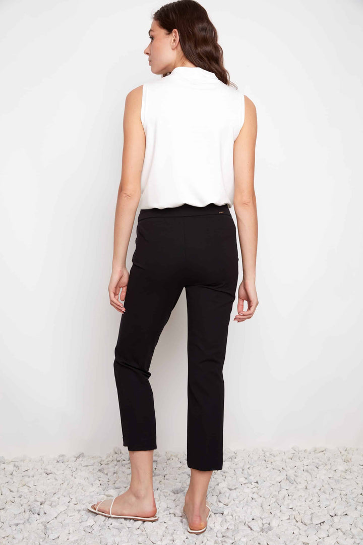 Compression Slim Cropped Front-cuff Pant
