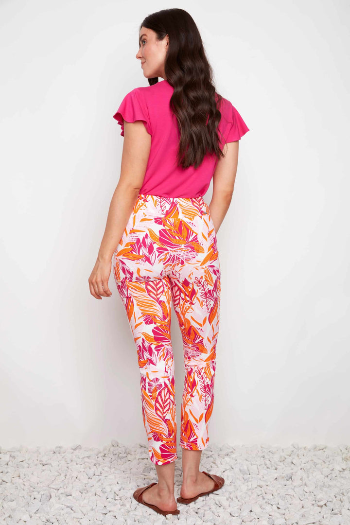 Sunset Techno Petal-slit Ankle Pant Style 68873
