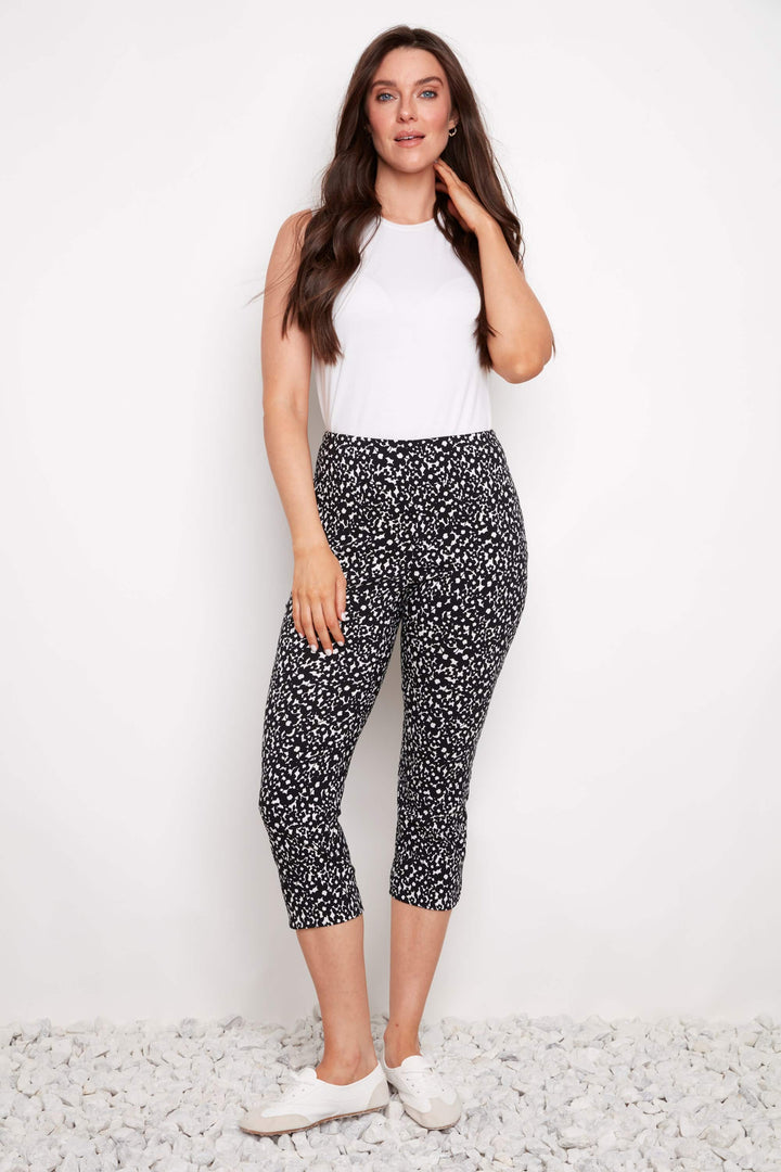 Bloom Techno Petal-slit Capri Pant Style 68888
