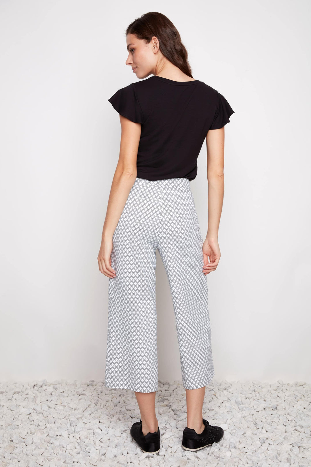 Casa Soft Stream Wide Leg Cropped Pant Style 68897