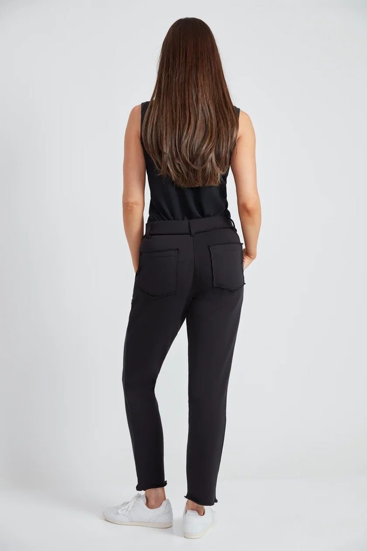 UP! French Terry Raw Edge Slim Cargo Pant 69076
