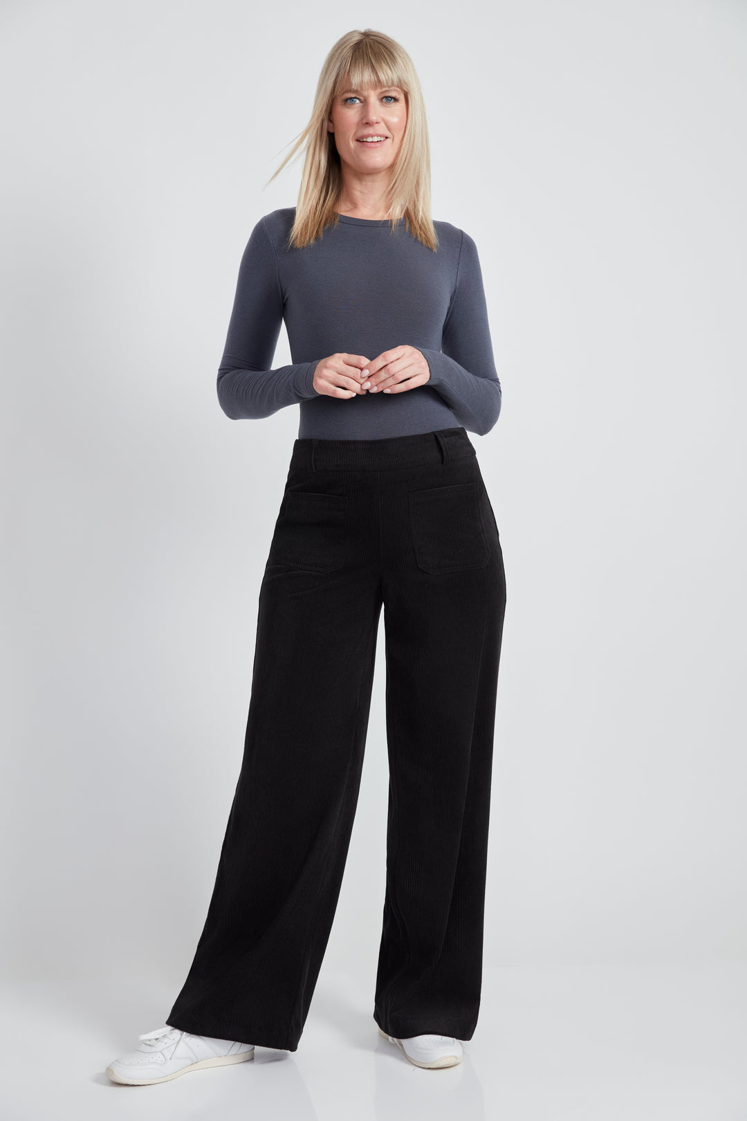 UP! Womens Wide Leg Pant With Pocket 69094