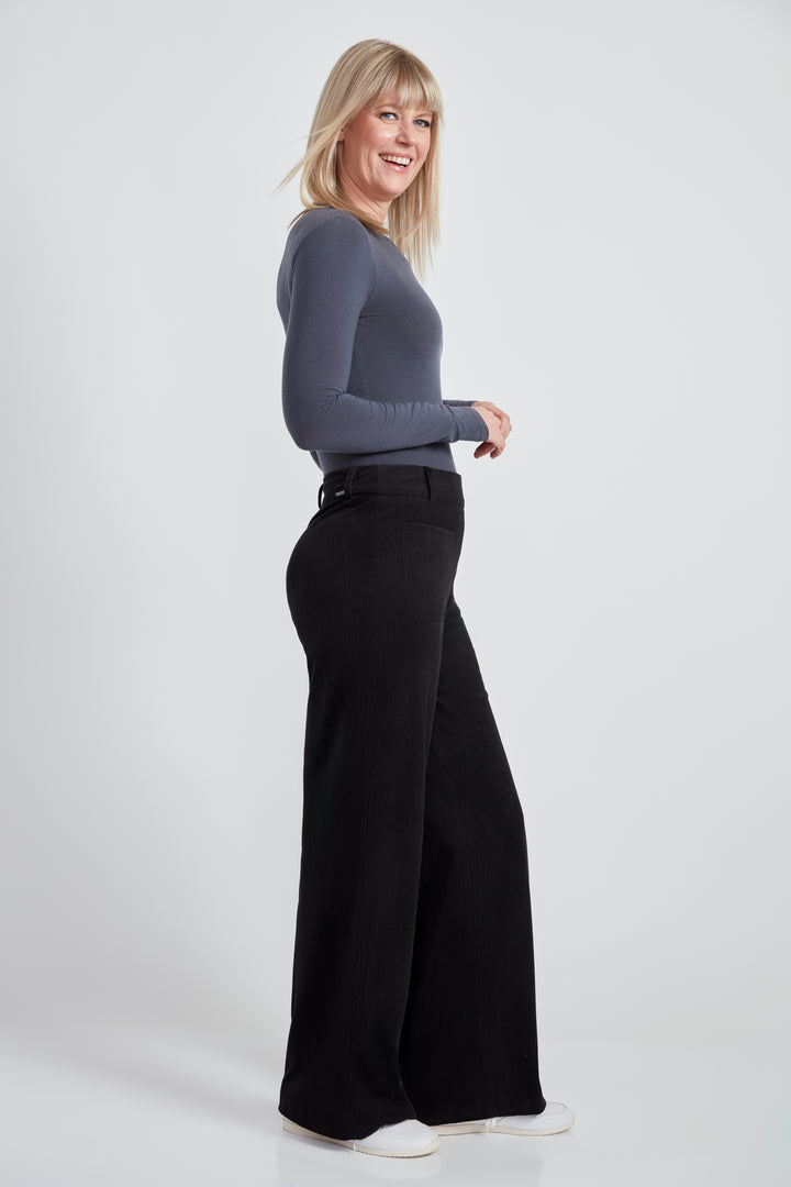 UP! Womens Wide Leg Pant With Pocket 69094