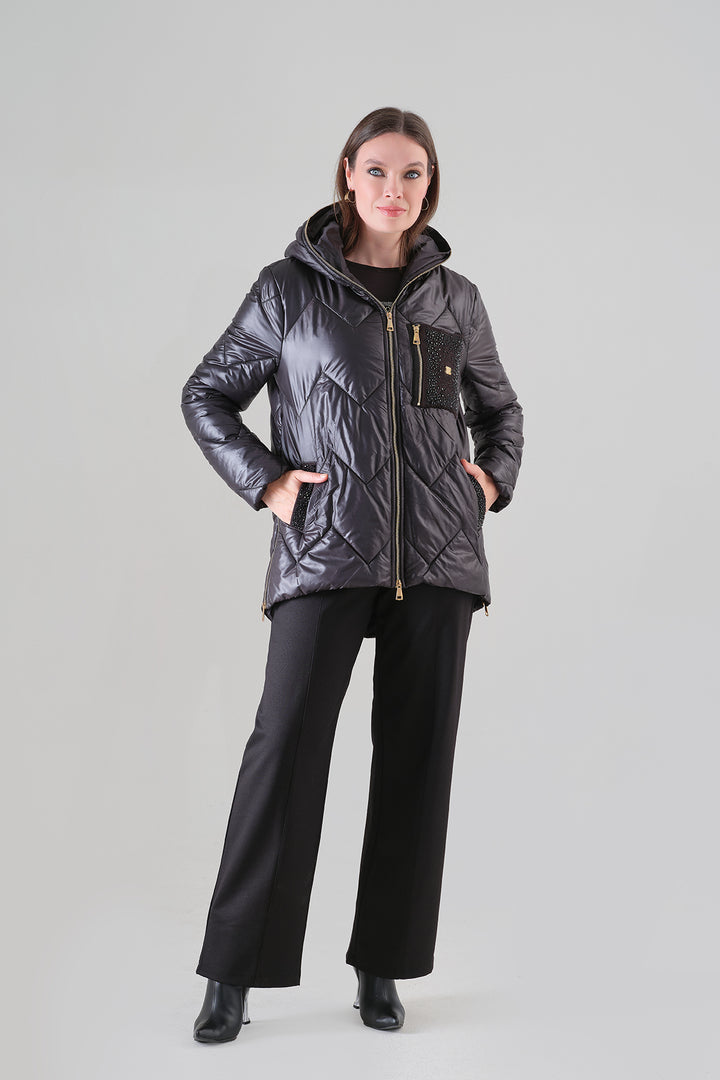 Tricotto Woven Coat 96037
